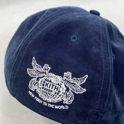 【中古品】【メンズ/レディース】 KITH×47 キス 25SS NEW YORK YANKEES CUPRO LINEN FRANCHISE LS CAP ニューヨークヤンキース キュプロ リネン フランチャイズ LS キャップ 185-260318-tt-02-izu サイズ：L (58cm) カラー：ネイビー 万代Net店