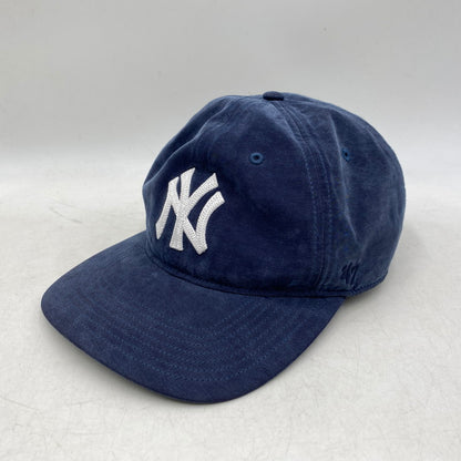 【中古品】【メンズ/レディース】 KITH×47 キス 25SS NEW YORK YANKEES CUPRO LINEN FRANCHISE LS CAP ニューヨークヤンキース キュプロ リネン フランチャイズ LS キャップ 185-260318-tt-02-izu サイズ：L (58cm) カラー：ネイビー 万代Net店