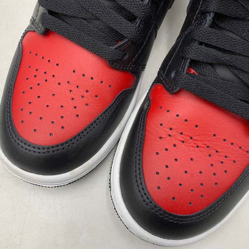 【中古品】【メンズ/レディース】 DQ8426-067 AIR JORDAN 1 MID エア ジョーダン ワン ミッド スニーカー シューズ 靴 160-260311-cs-01-izu サイズ：26cm カラー：BLACK/VARSITY RED-SUMMIT WHITE 万代Net店