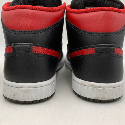 【中古品】【メンズ/レディース】 DQ8426-067 AIR JORDAN 1 MID エア ジョーダン ワン ミッド スニーカー シューズ 靴 160-260311-cs-01-izu サイズ：26cm カラー：BLACK/VARSITY RED-SUMMIT WHITE 万代Net店