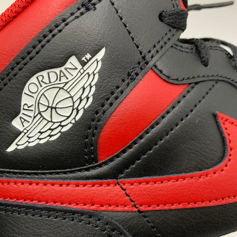 【中古品】【メンズ/レディース】 DQ8426-067 AIR JORDAN 1 MID エア ジョーダン ワン ミッド スニーカー シューズ 靴 160-260311-cs-01-izu サイズ：26cm カラー：BLACK/VARSITY RED-SUMMIT WHITE 万代Net店