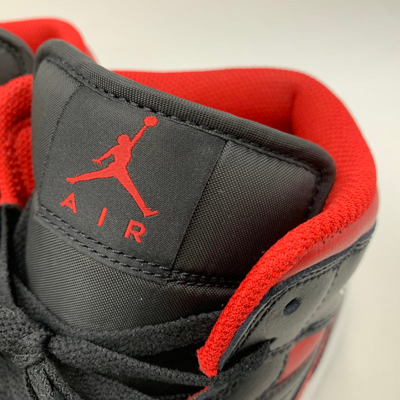 【中古品】【メンズ/レディース】 DQ8426-067 AIR JORDAN 1 MID エア ジョーダン ワン ミッド スニーカー シューズ 靴 160-260311-cs-01-izu サイズ：26cm カラー：BLACK/VARSITY RED-SUMMIT WHITE 万代Net店