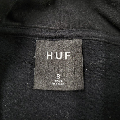 【中古品】【メンズ】 HUF ハフ ESSENTIALS TT P/O HOODIE エッセンシャル トリプルトライアングル プルオーバー フーディー パーカー トップス 142-260315-kh-17-izu サイズ：S カラー：ブラック 万代Net店