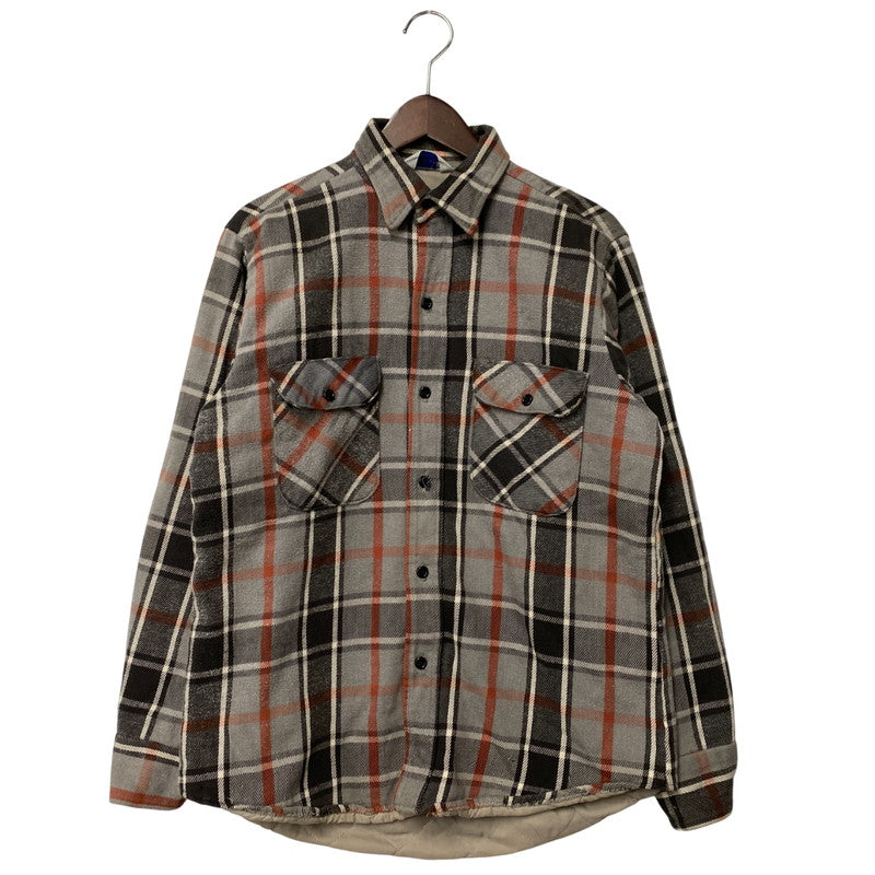 【現状渡し品】【メンズ】 三角タグ QUILTING LINER FLANNEL SHIRT キルティング ライナー フランネル シャツ トップス 146-260311-kh-03-izu サイズ：M カラー：マルチ 万代Net店