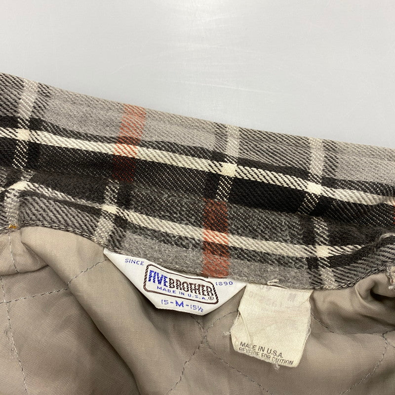 【現状渡し品】【メンズ】 三角タグ QUILTING LINER FLANNEL SHIRT キルティング ライナー フランネル シャツ トップス 146-260311-kh-03-izu サイズ：M カラー：マルチ 万代Net店