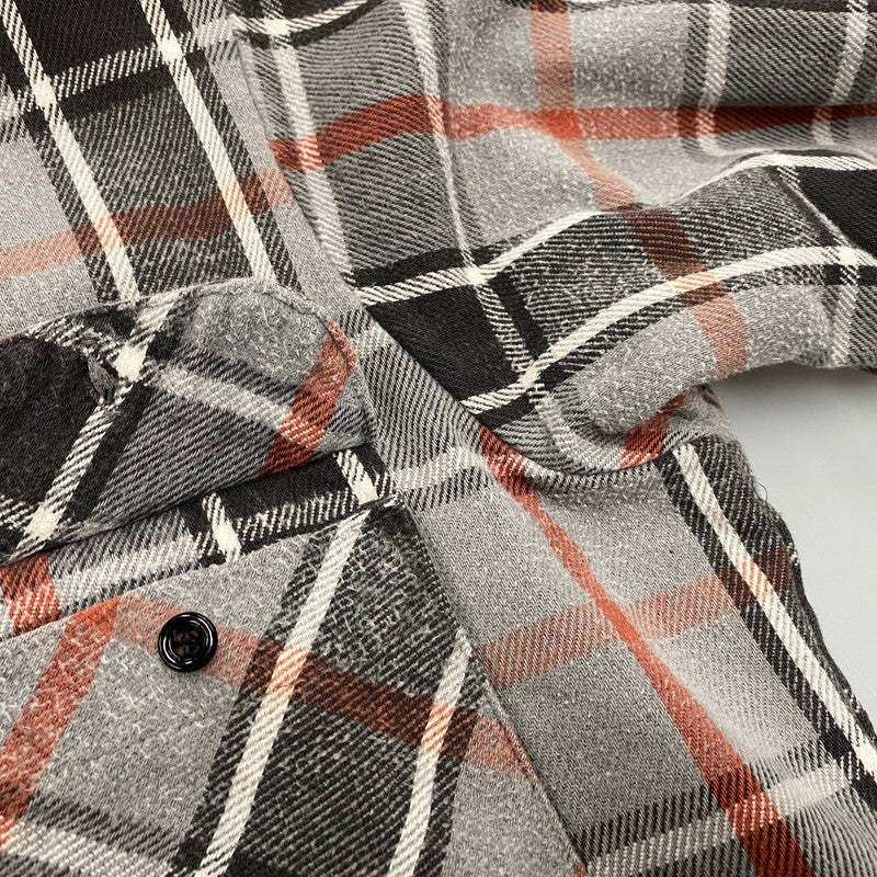 【現状渡し品】【メンズ】 三角タグ QUILTING LINER FLANNEL SHIRT キルティング ライナー フランネル シャツ トップス 146-260311-kh-03-izu サイズ：M カラー：マルチ 万代Net店