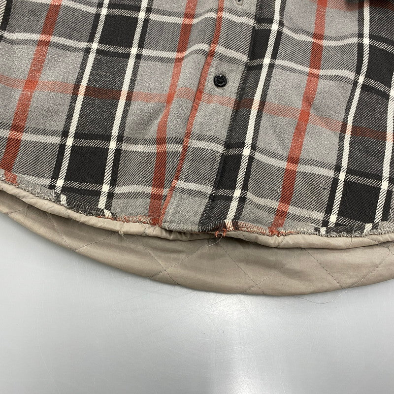 【現状渡し品】【メンズ】 三角タグ QUILTING LINER FLANNEL SHIRT キルティング ライナー フランネル シャツ トップス 146-260311-kh-03-izu サイズ：M カラー：マルチ 万代Net店