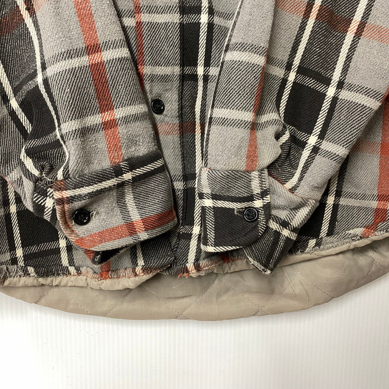 【現状渡し品】【メンズ】 三角タグ QUILTING LINER FLANNEL SHIRT キルティング ライナー フランネル シャツ トップス 146-260311-kh-03-izu サイズ：M カラー：マルチ 万代Net店