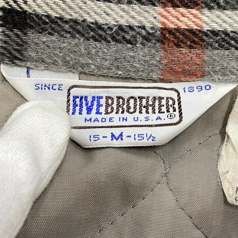 【現状渡し品】【メンズ】 三角タグ QUILTING LINER FLANNEL SHIRT キルティング ライナー フランネル シャツ トップス 146-260311-kh-03-izu サイズ：M カラー：マルチ 万代Net店