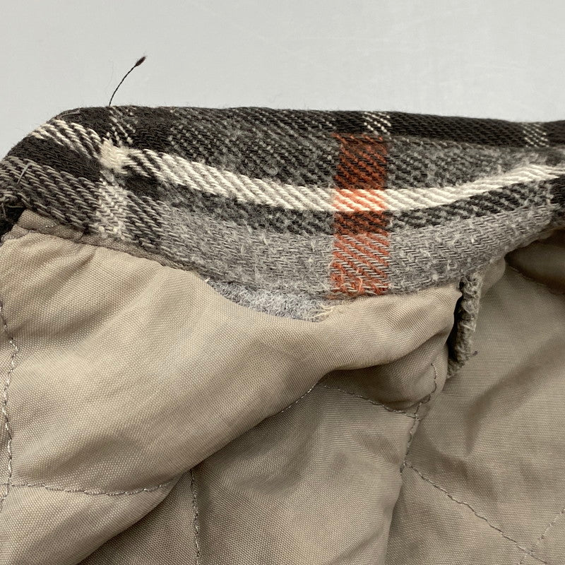 【現状渡し品】【メンズ】 三角タグ QUILTING LINER FLANNEL SHIRT キルティング ライナー フランネル シャツ トップス 146-260311-kh-03-izu サイズ：M カラー：マルチ 万代Net店