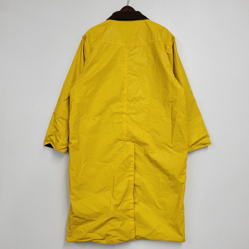 【中古品】【メンズ】 MARLBORO マルボロ 90S COTTON RAINCOAT WITH PVC BACKING コットン レインコート ウィズ ピーブイシー バッキング アウター 146-260317-cs-04-izu サイズ：M カラー：イエロー/ブラウン 万代Net店