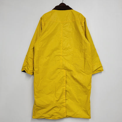 【中古品】【メンズ】 MARLBORO マルボロ 90S COTTON RAINCOAT WITH PVC BACKING コットン レインコート ウィズ ピーブイシー バッキング アウター 146-260317-cs-04-izu サイズ：M カラー：イエロー/ブラウン 万代Net店