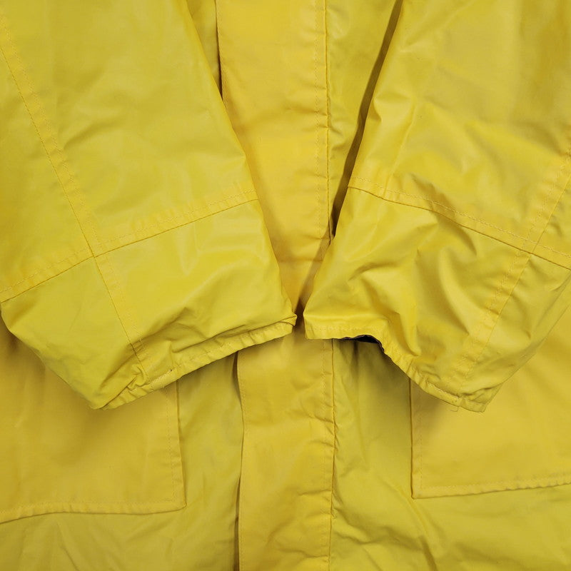 【中古品】【メンズ】 MARLBORO マルボロ 90S COTTON RAINCOAT WITH PVC BACKING コットン レインコート ウィズ ピーブイシー バッキング アウター 146-260317-cs-04-izu サイズ：M カラー：イエロー/ブラウン 万代Net店