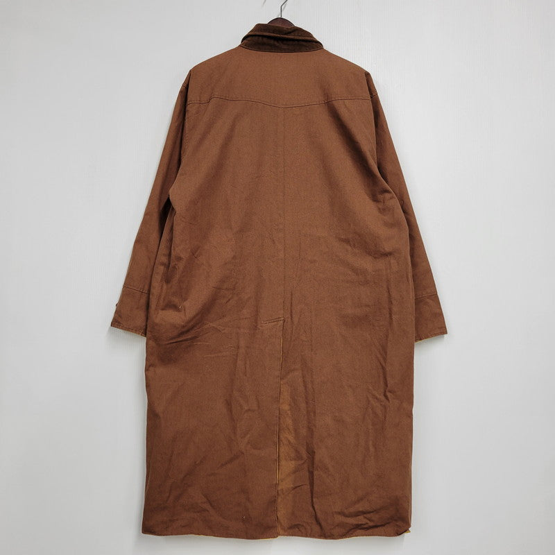 【中古品】【メンズ】 MARLBORO マルボロ 90S COTTON RAINCOAT WITH PVC BACKING コットン レインコート ウィズ ピーブイシー バッキング アウター 146-260317-cs-04-izu サイズ：M カラー：イエロー/ブラウン 万代Net店