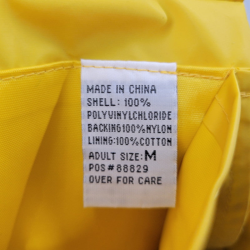 【中古品】【メンズ】 MARLBORO マルボロ 90S COTTON RAINCOAT WITH PVC BACKING コットン レインコート ウィズ ピーブイシー バッキング アウター 146-260317-cs-04-izu サイズ：M カラー：イエロー/ブラウン 万代Net店