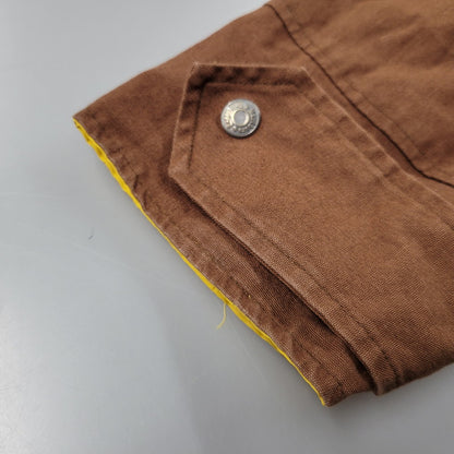 【中古品】【メンズ】 MARLBORO マルボロ 90S COTTON RAINCOAT WITH PVC BACKING コットン レインコート ウィズ ピーブイシー バッキング アウター 146-260317-cs-04-izu サイズ：M カラー：イエロー/ブラウン 万代Net店