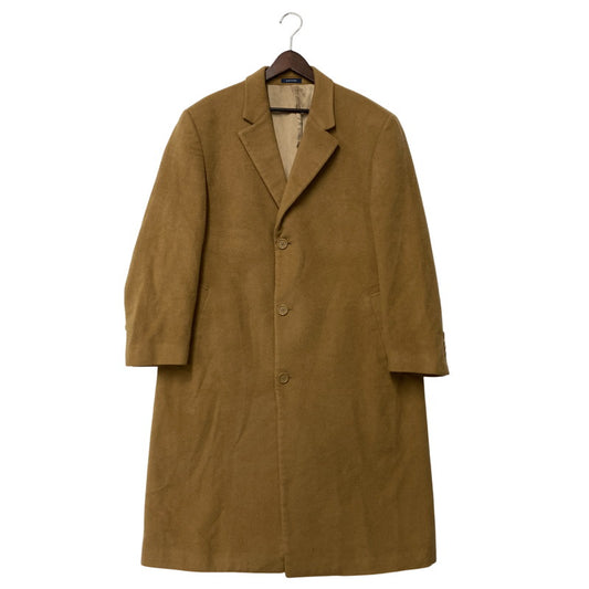 【中古品】【メンズ】 AMICALE CASHMERE BLEND WOOL CHESTER COAT アミカル カシミヤ ブレンド ウール チェスターコート アウター 146-260311-kh-09-izu サイズ：42R カラー：キャメル 万代Net店