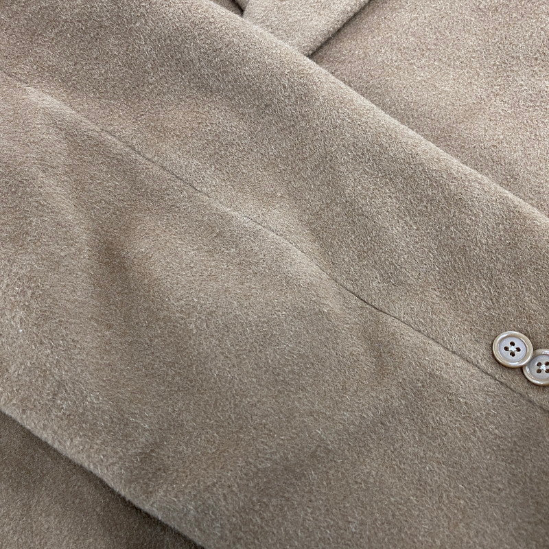 【中古品】【メンズ】 AMICALE CASHMERE BLEND WOOL CHESTER COAT アミカル カシミヤ ブレンド ウール チェスターコート アウター 146-260311-kh-09-izu サイズ：42R カラー：キャメル 万代Net店