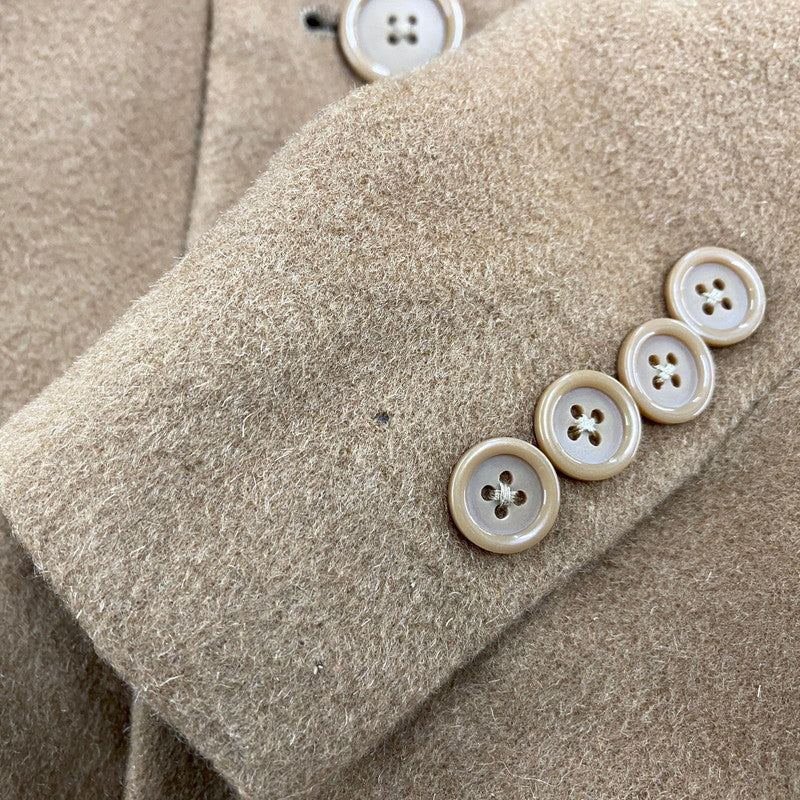 【中古品】【メンズ】 AMICALE CASHMERE BLEND WOOL CHESTER COAT アミカル カシミヤ ブレンド ウール チェスターコート アウター 146-260311-kh-09-izu サイズ：42R カラー：キャメル 万代Net店