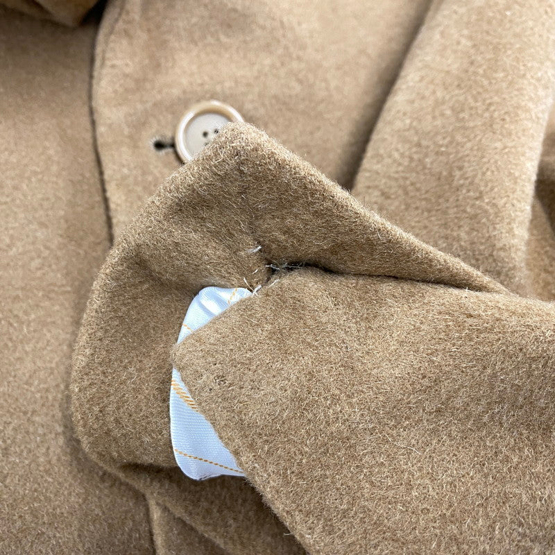 【中古品】【メンズ】 AMICALE CASHMERE BLEND WOOL CHESTER COAT アミカル カシミヤ ブレンド ウール チェスターコート アウター 146-260311-kh-09-izu サイズ：42R カラー：キャメル 万代Net店