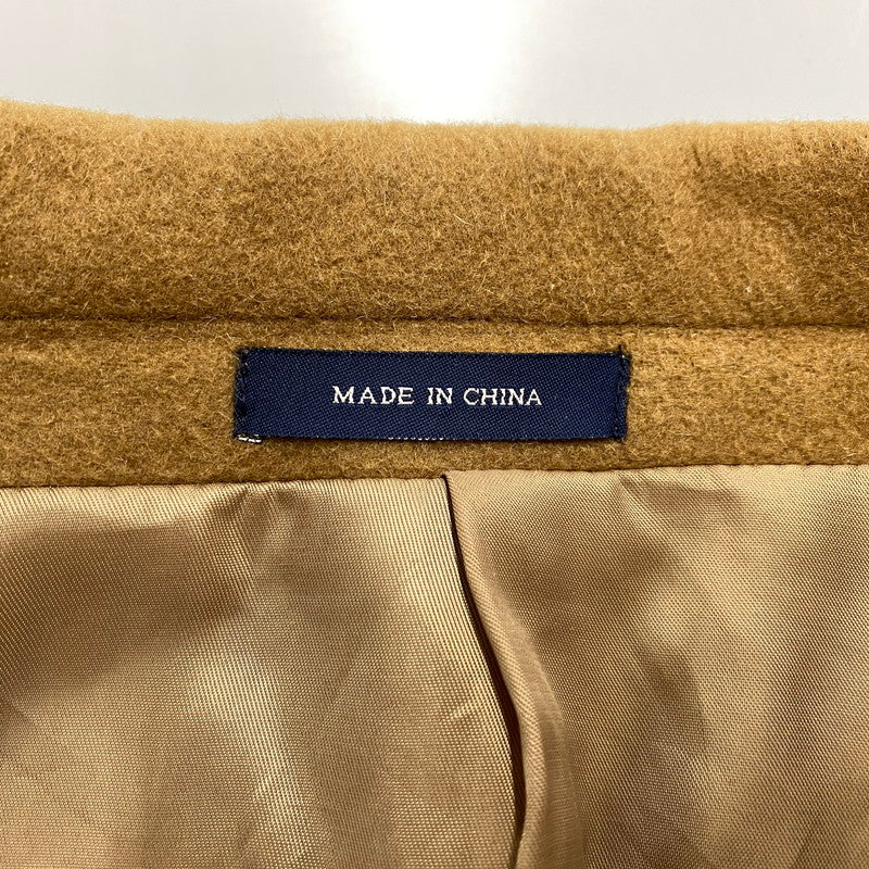 【中古品】【メンズ】 AMICALE CASHMERE BLEND WOOL CHESTER COAT アミカル カシミヤ ブレンド ウール チェスターコート アウター 146-260311-kh-09-izu サイズ：42R カラー：キャメル 万代Net店