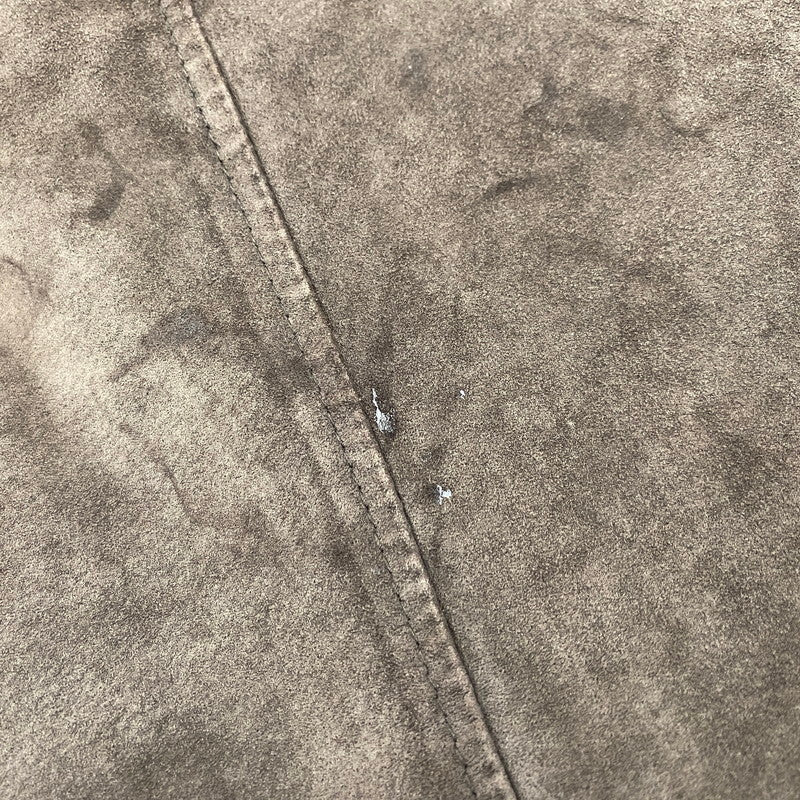 【中古品】【メンズ】 ST.JOHN'S BAY セントジョンズベイ SUEDE LEATHER SHIRT JACKET スエードレザー シャツジャケット 146-260316-as-09-izu サイズ：M カラー：ブラウン 万代Net店