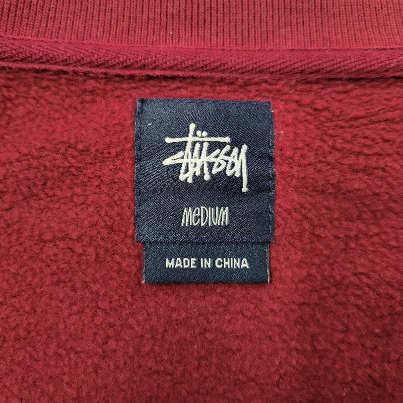 【中古品】【メンズ】 OLD STUSSY オールド ステューシー 8 BALL LETTERMAN JACKET エイトボール レターマン ジャケット アウター 142-260317-cs-02-izu サイズ：M カラー：レッド系 万代Net店