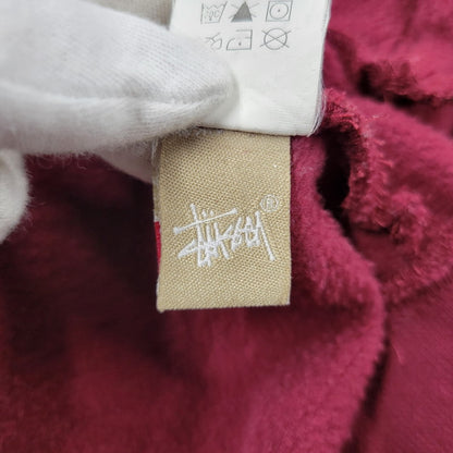 【中古品】【メンズ】 OLD STUSSY オールド ステューシー 8 BALL LETTERMAN JACKET エイトボール レターマン ジャケット アウター 142-260317-cs-02-izu サイズ：M カラー：レッド系 万代Net店
