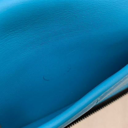 【中古品】【メンズ/レディース】 LOUIS VUITTON ルイ・ヴィトン M69048 ヴェルティカル トリヨンレザー ジッピーウォレット 財布 長財布 179-260311-cs-04-izu カラー：ターコイズ 万代Net店