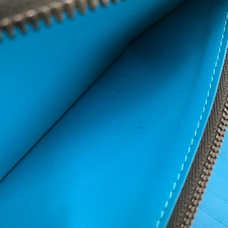 【中古品】【メンズ/レディース】 LOUIS VUITTON ルイ・ヴィトン M69048 ヴェルティカル トリヨンレザー ジッピーウォレット 財布 長財布 179-260311-cs-04-izu カラー：ターコイズ 万代Net店