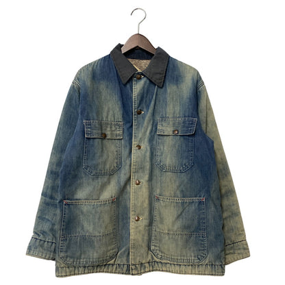 【中古品】【メンズ】 BIG MAC ビッグマック CORDUROY COLLAR BLANKET LINER DENIM COVERALL コーデュロイ カラー ブランケット ライナー デニム カバーオール アウター 146-260311-kh-04-izu カラー：インディゴ 万代Net店