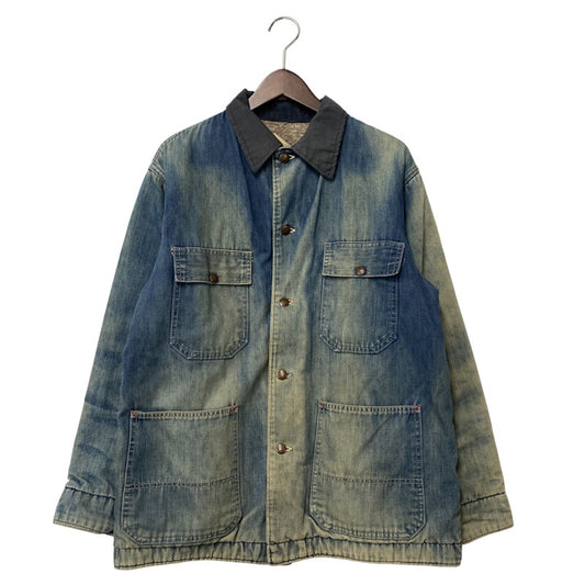 【中古品】【メンズ】 BIG MAC ビッグマック CORDUROY COLLAR BLANKET LINER DENIM COVERALL コーデュロイ カラー ブランケット ライナー デニム カバーオール アウター 146-260311-kh-04-izu カラー：インディゴ 万代Net店