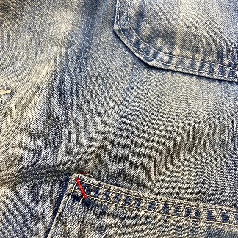 【中古品】【メンズ】 BIG MAC ビッグマック CORDUROY COLLAR BLANKET LINER DENIM COVERALL コーデュロイ カラー ブランケット ライナー デニム カバーオール アウター 146-260311-kh-04-izu カラー：インディゴ 万代Net店