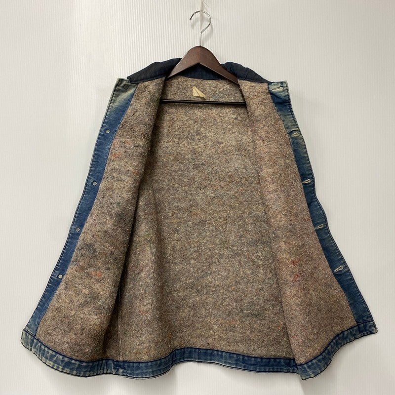 【中古品】【メンズ】 BIG MAC ビッグマック CORDUROY COLLAR BLANKET LINER DENIM COVERALL コーデュロイ カラー ブランケット ライナー デニム カバーオール アウター 146-260311-kh-04-izu カラー：インディゴ 万代Net店
