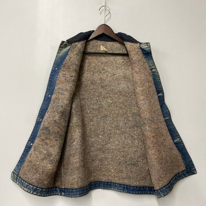 【中古品】【メンズ】 BIG MAC ビッグマック CORDUROY COLLAR BLANKET LINER DENIM COVERALL コーデュロイ カラー ブランケット ライナー デニム カバーオール アウター 146-260311-kh-04-izu カラー：インディゴ 万代Net店
