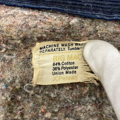 【中古品】【メンズ】 BIG MAC ビッグマック CORDUROY COLLAR BLANKET LINER DENIM COVERALL コーデュロイ カラー ブランケット ライナー デニム カバーオール アウター 146-260311-kh-04-izu カラー：インディゴ 万代Net店