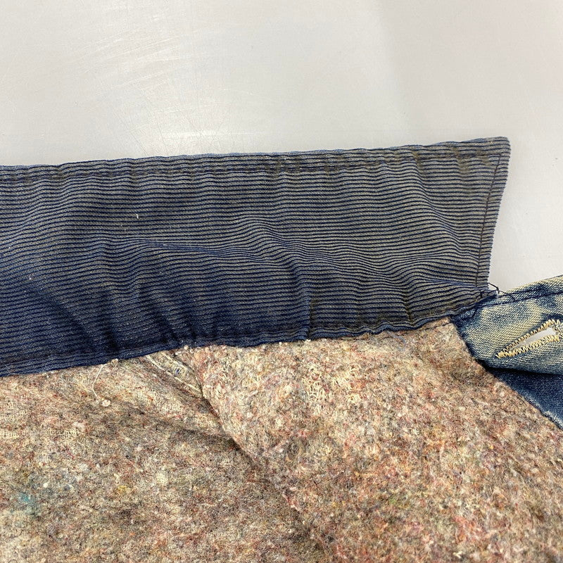 【中古品】【メンズ】 BIG MAC ビッグマック CORDUROY COLLAR BLANKET LINER DENIM COVERALL コーデュロイ カラー ブランケット ライナー デニム カバーオール アウター 146-260311-kh-04-izu カラー：インディゴ 万代Net店