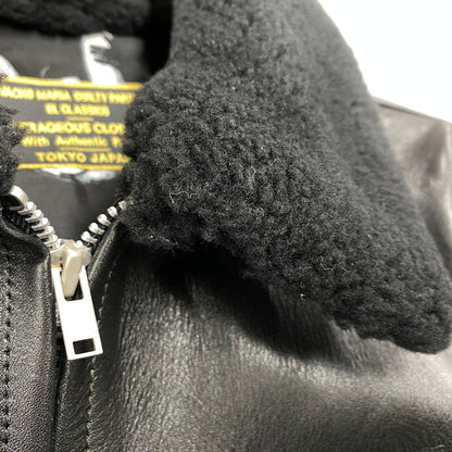 【中古品】【メンズ】 PIN－UP GIRL LINER G-1 LEATHER JACKET ピンナップガール ライナー レザー ジャケット アウター 142-260311-kh-07-izu サイズ：S カラー：ブラック 万代Net店