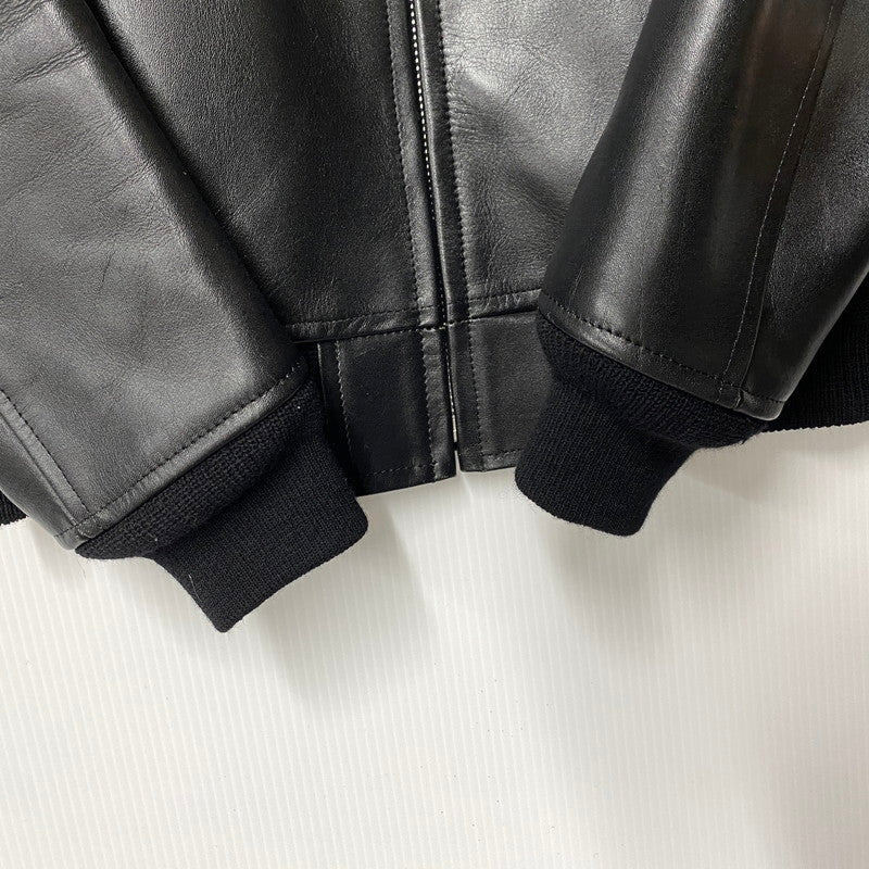 【中古品】【メンズ】 PIN－UP GIRL LINER G-1 LEATHER JACKET ピンナップガール ライナー レザー ジャケット アウター 142-260311-kh-07-izu サイズ：S カラー：ブラック 万代Net店