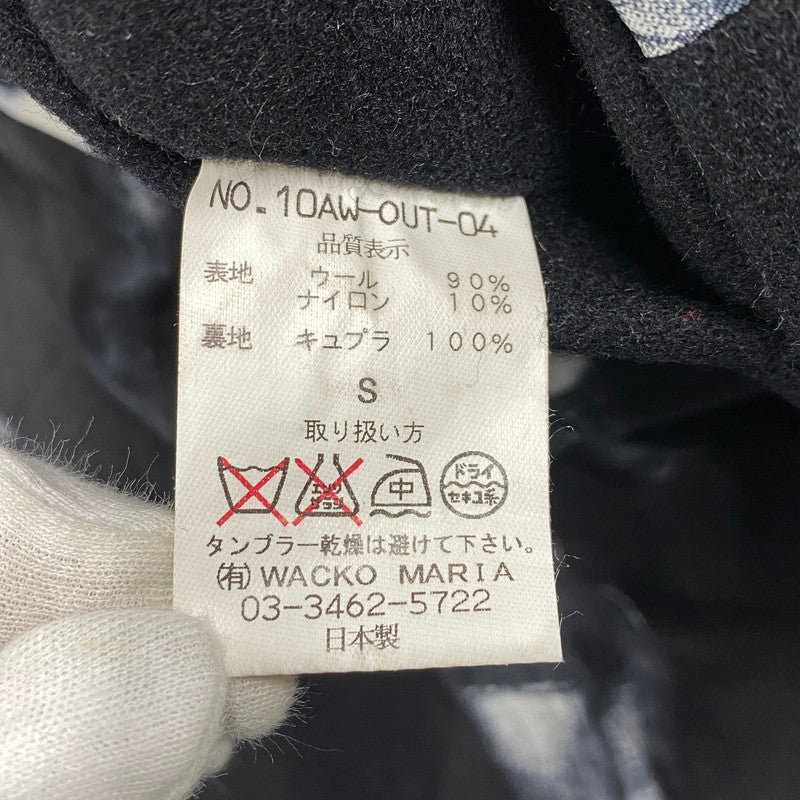 【中古品】【メンズ】 PIN－UP GIRL LINER WOOL P COAT ピンナップガール ライナー ウール ピーコート アウター 142-260311-kh-06-izu サイズ：S カラー：ブラック 万代Net店
