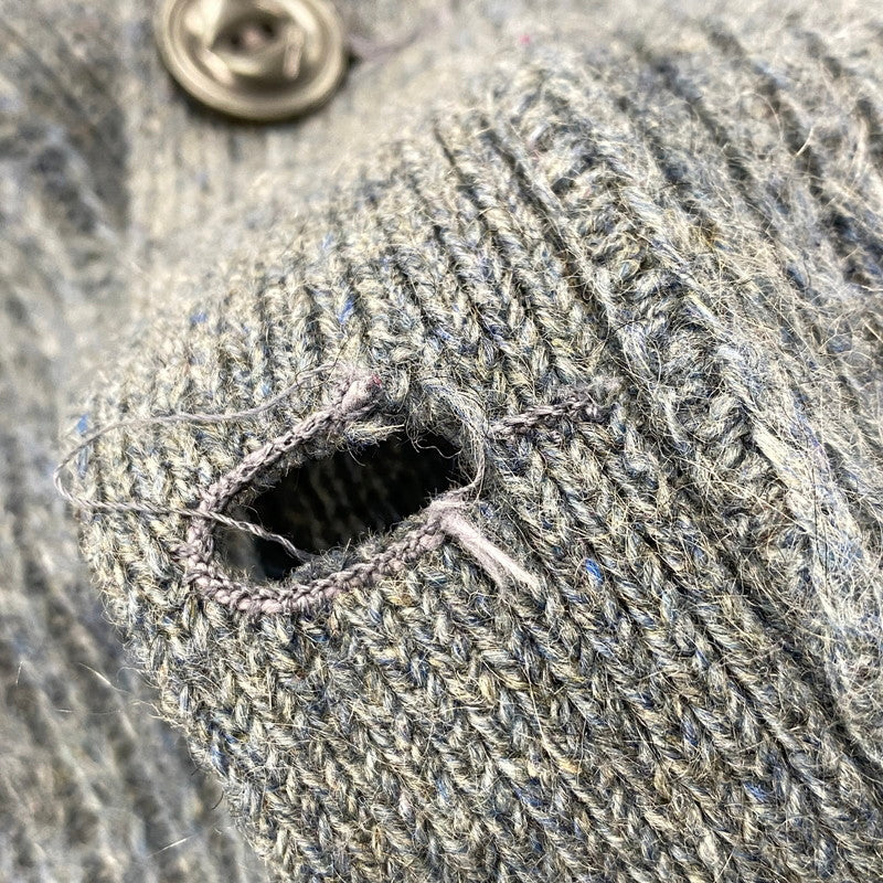 【現状渡し品】【メンズ】 SEARS SPORTSWEAR シアーズ MOHAIR MIXED WOOL CARDIGAN モヘア ミックス ウール カーディガン 146-260315-as-04-izu サイズ：M カラー：ブルー系 万代Net店