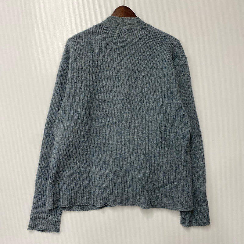 【現状渡し品】【メンズ】 SEARS SPORTSWEAR シアーズ MOHAIR MIXED WOOL CARDIGAN モヘア ミックス ウール カーディガン 146-260315-as-04-izu サイズ：M カラー：ブルー系 万代Net店