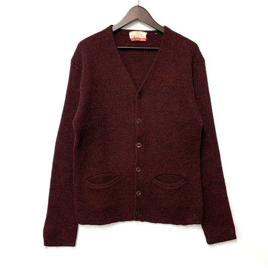 【中古品】【メンズ】 JANTZEN ジャンセン WOOL MOHAIR CARDIGAN ウールモヘアカーディガン USA製 146-260329-as-09-izu サイズ：M カラー：ワインレッド系 万代Net店