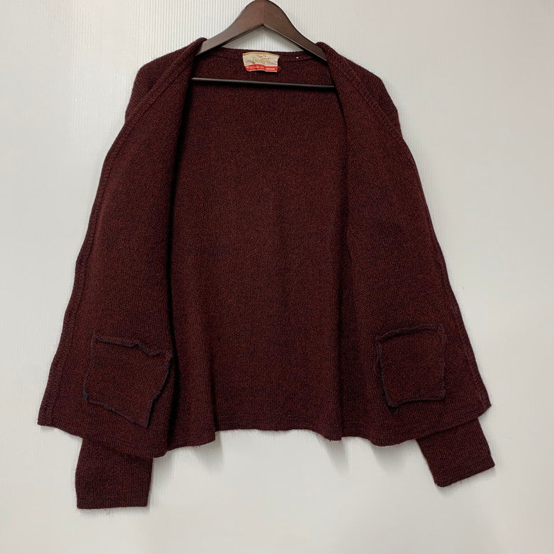 【中古品】【メンズ】 JANTZEN ジャンセン WOOL MOHAIR CARDIGAN ウールモヘアカーディガン USA製 146-260329-as-09-izu サイズ：M カラー：ワインレッド系 万代Net店