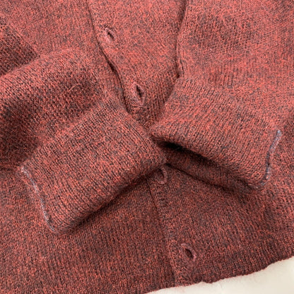 【中古品】【メンズ】 JANTZEN ジャンセン WOOL MOHAIR CARDIGAN ウールモヘアカーディガン USA製 146-260329-as-09-izu サイズ：M カラー：ワインレッド系 万代Net店