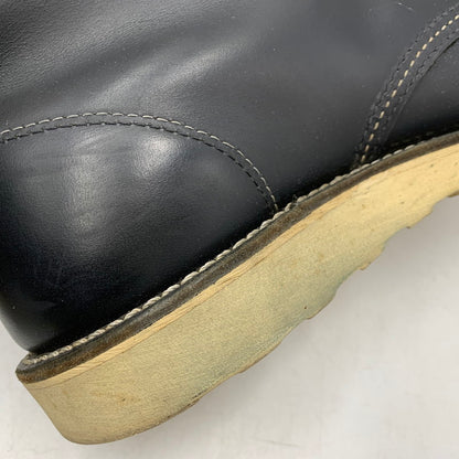 【中古品】【メンズ】 8165 USA製 2011年製 刺繍羽タグ 6-INCH CLASSIC ROUND 6インチ クラシック ラウンド ブーツ シューズ 靴 164-260311-cs-02-izu サイズ：26.5cm カラー：ブラック 万代Net店