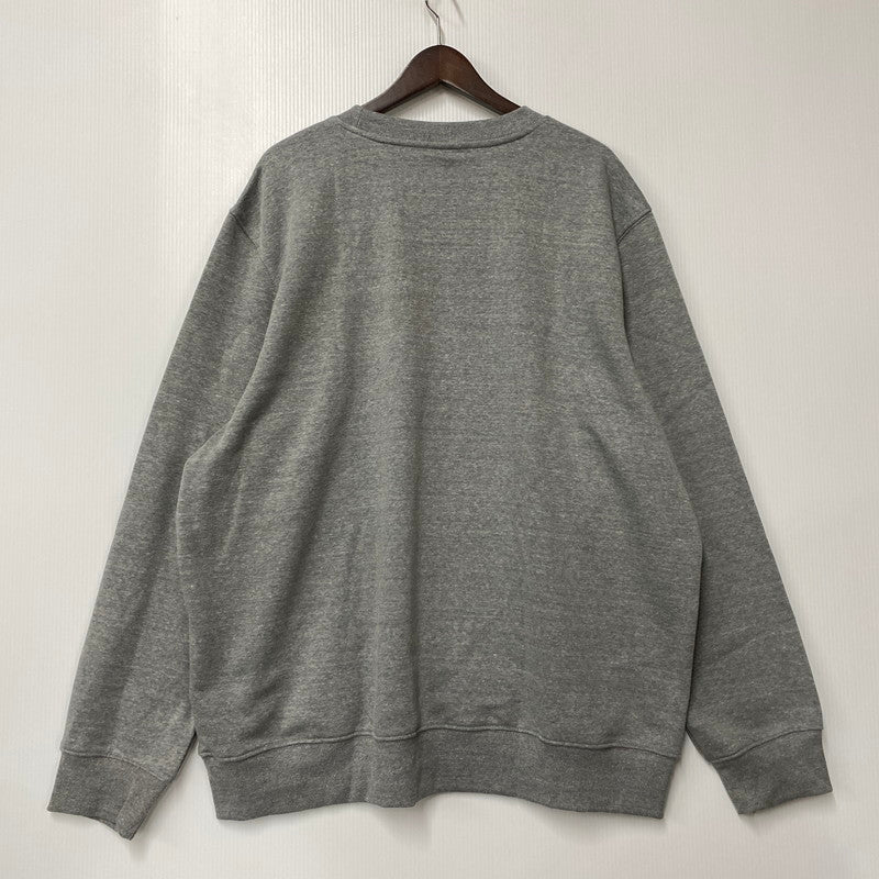 【中古美品】【メンズ】 A822P 海外企画 CREWNECK SWEAT SHIRT クルーネック スウェット シャツ トップス 長袖 144-260317-cs-13-izu サイズ：XXL カラー：グレー 万代Net店