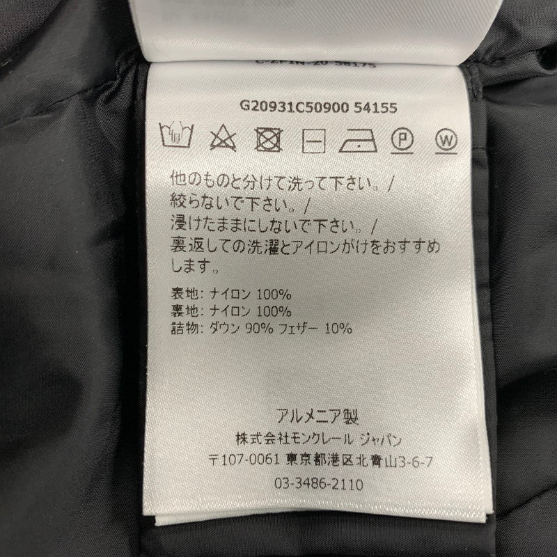 【中古品】【レディース】 G20931C50900 21AW FLAMMETTE DOWN COAT フラメッテ ダウン コート アウター 168-260312-cs-12-izu サイズ：1 カラー：ブラック 万代Net店