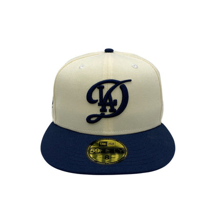 【中古品】【メンズ/レディース】 NEW ERA ニューエラ LOS ANGELES DODGERS CO CITY CONNECT CAPロサンゼルス・ドジャース シティコネクトキャップ 帽子 185-260318-tt-04-izu サイズ：8 (63.5cm) カラー：アイボリー×ネイビー 万代Net店