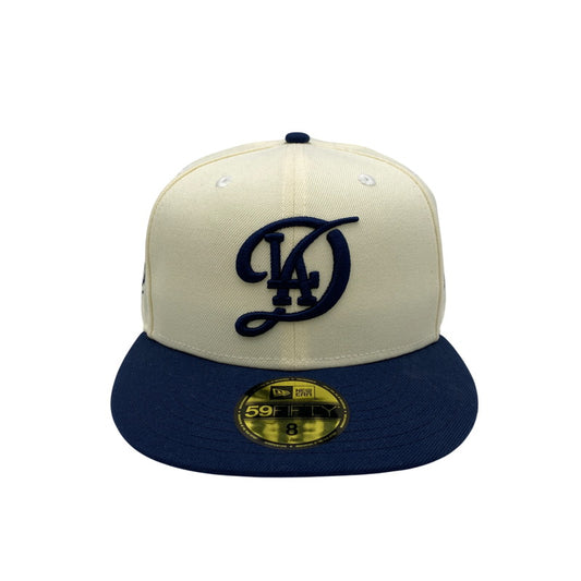 【中古品】【メンズ/レディース】 NEW ERA ニューエラ LOS ANGELES DODGERS CO CITY CONNECT CAPロサンゼルス・ドジャース シティコネクトキャップ 帽子 185-260318-tt-04-izu サイズ：8 (63.5cm) カラー：アイボリー×ネイビー 万代Net店